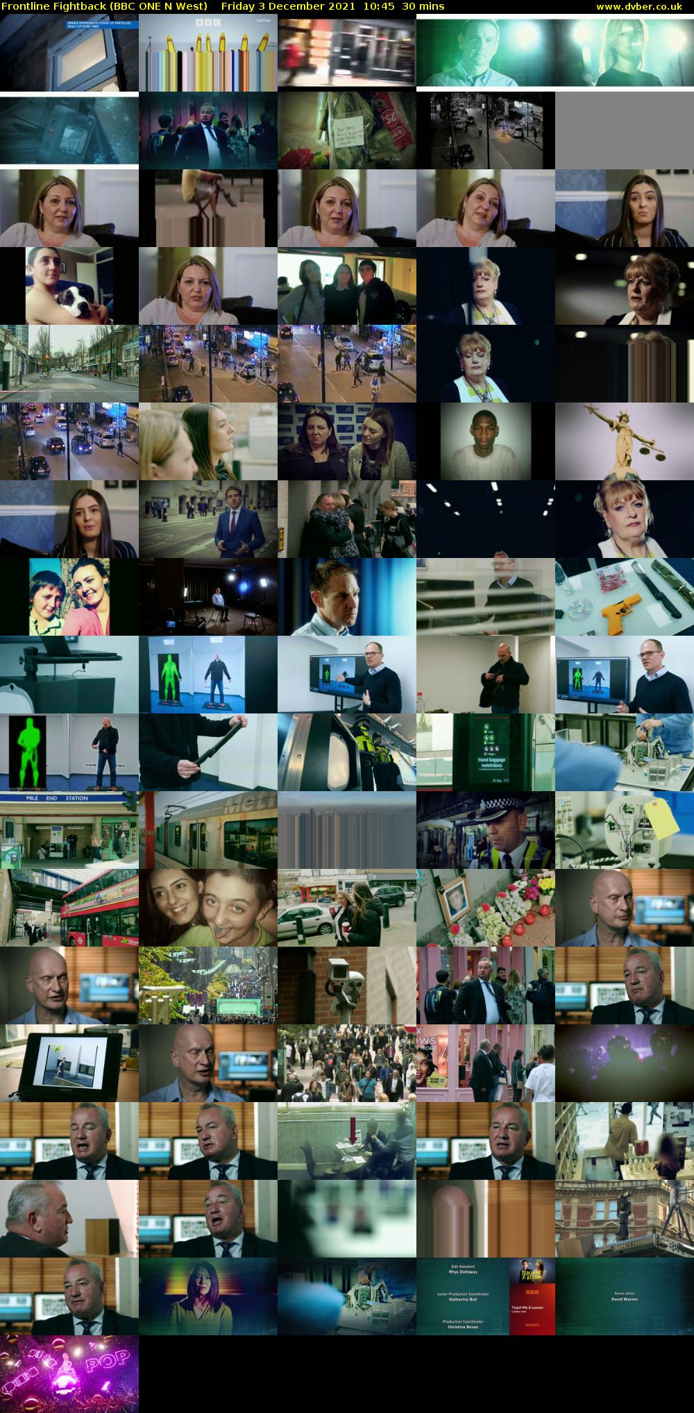 Frontline Fightback (BBC ONE N West) Friday 3 December 2021 10:45 - 11:15