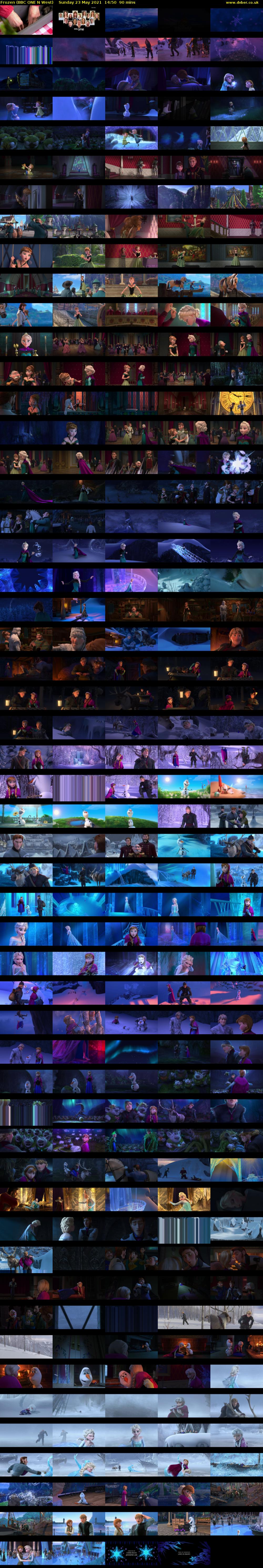 Frozen (BBC ONE N West) Sunday 23 May 2021 14:50 - 16:20