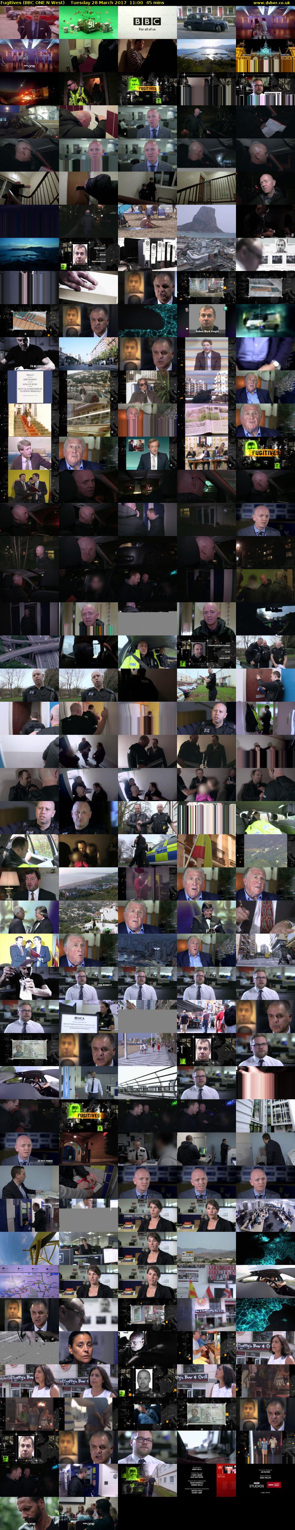 Fugitives (BBC ONE N West) Tuesday 28 March 2017 11:00 - 11:45