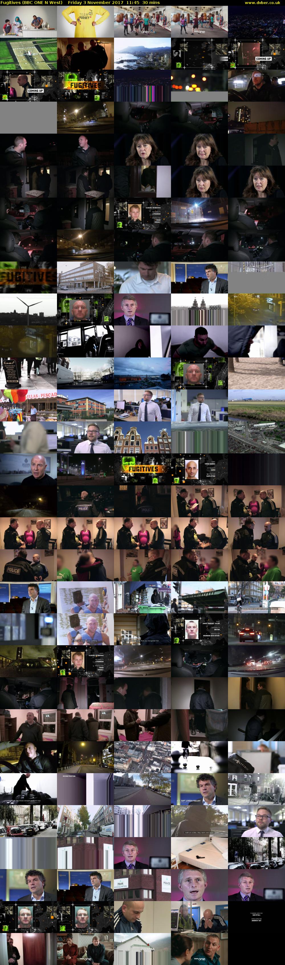 Fugitives (BBC ONE N West) Friday 3 November 2017 11:45 - 12:15