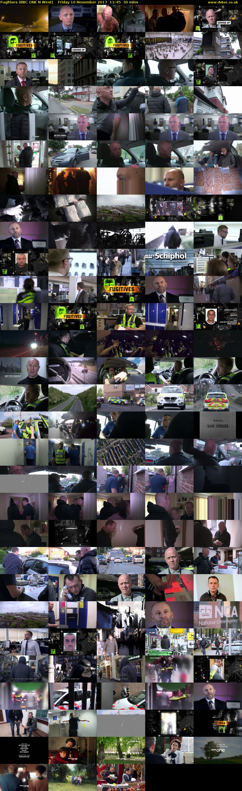 Fugitives (BBC ONE N West) Friday 10 November 2017 11:45 - 12:15