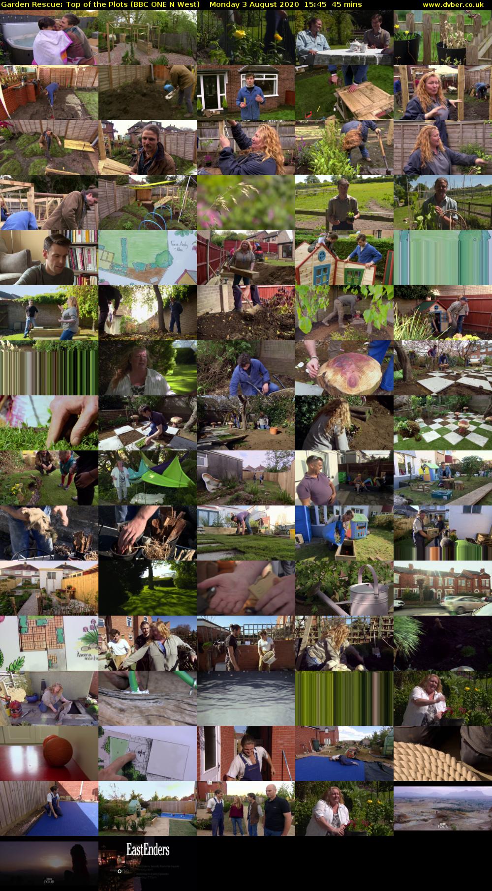 Garden Rescue: Top of the Plots (BBC ONE N West) Monday 3 August 2020 15:45 - 16:30