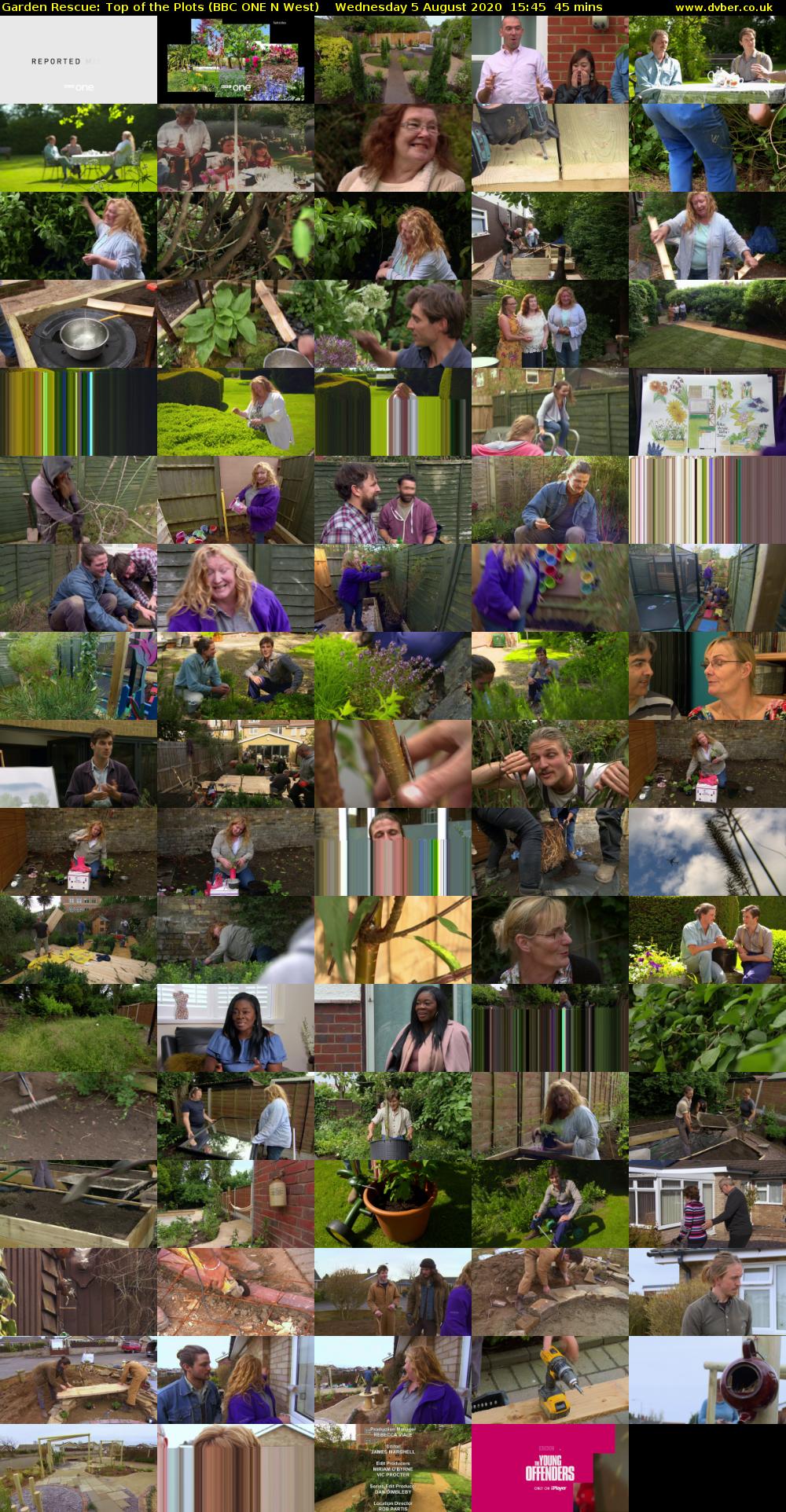 Garden Rescue: Top of the Plots (BBC ONE N West) Wednesday 5 August 2020 15:45 - 16:30