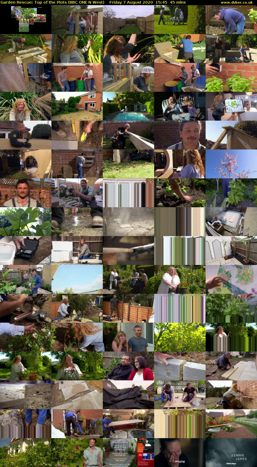 Garden Rescue: Top of the Plots (BBC ONE N West) Friday 7 August 2020 15:45 - 16:30