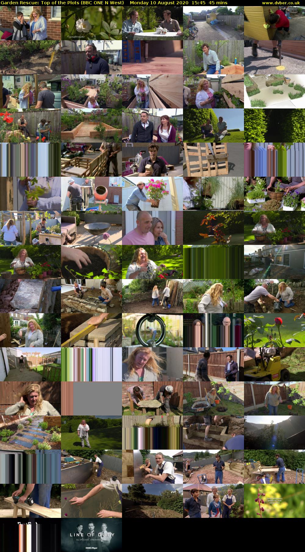Garden Rescue: Top of the Plots (BBC ONE N West) Monday 10 August 2020 15:45 - 16:30
