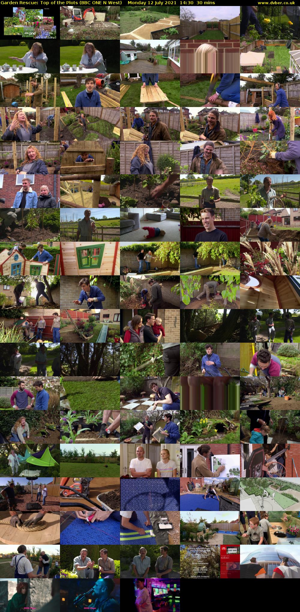 Garden Rescue: Top of the Plots (BBC ONE N West) Monday 12 July 2021 14:30 - 15:00