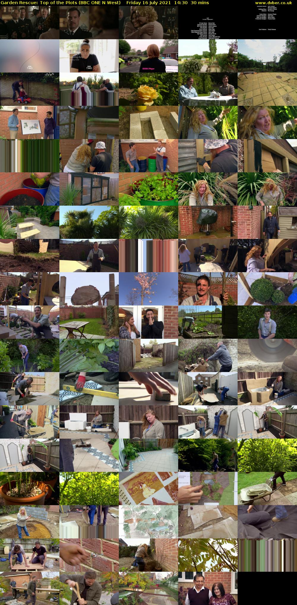 Garden Rescue: Top of the Plots (BBC ONE N West) Friday 16 July 2021 14:30 - 15:00
