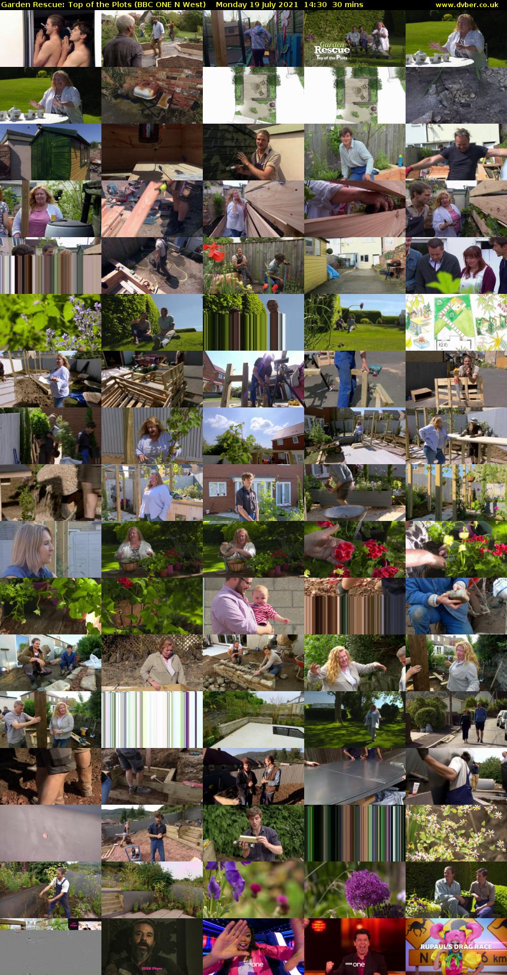 Garden Rescue: Top of the Plots (BBC ONE N West) Monday 19 July 2021 14:30 - 15:00