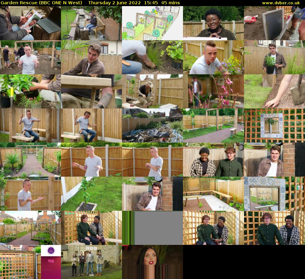 Garden Rescue (BBC ONE N West) Thursday 2 June 2022 15:45 - 16:30