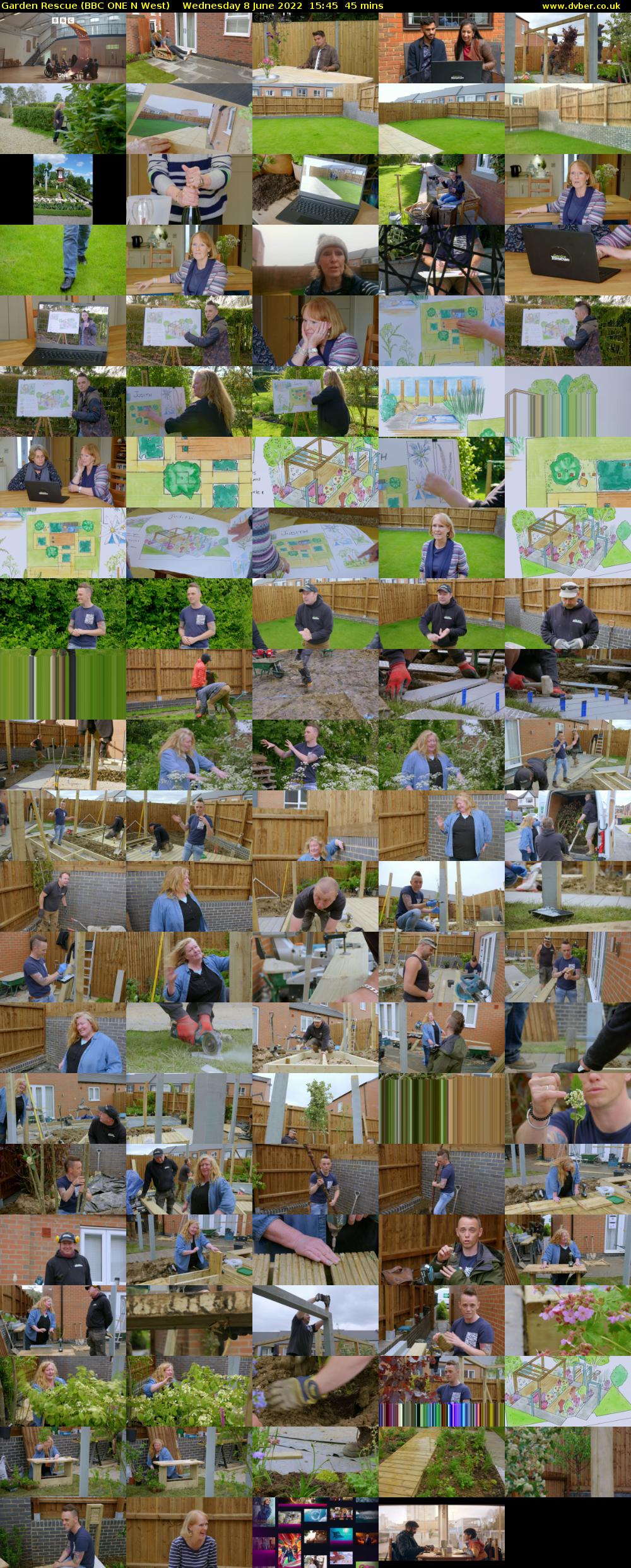 Garden Rescue (BBC ONE N West) Wednesday 8 June 2022 15:45 - 16:30