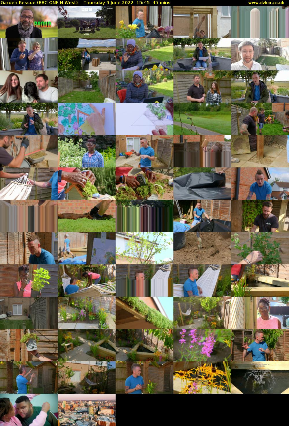 Garden Rescue (BBC ONE N West) Thursday 9 June 2022 15:45 - 16:30