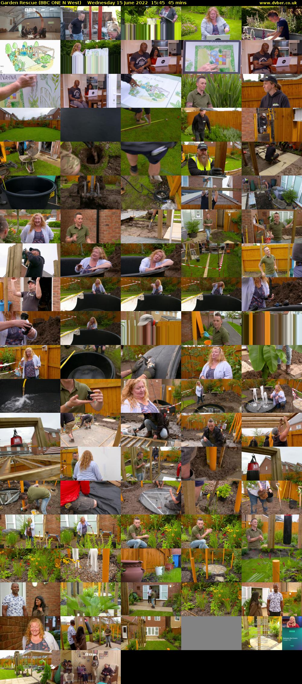 Garden Rescue (BBC ONE N West) Wednesday 15 June 2022 15:45 - 16:30