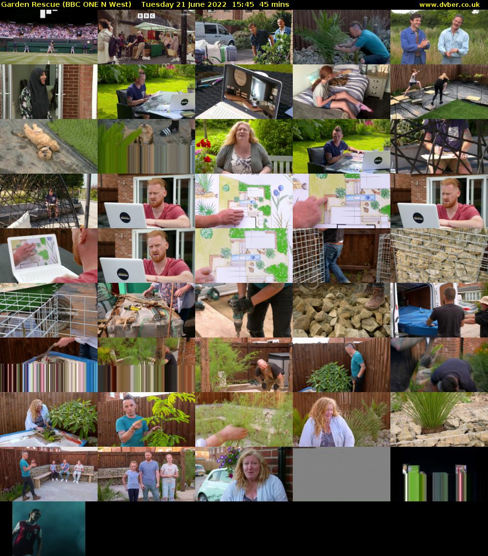 Garden Rescue (BBC ONE N West) Tuesday 21 June 2022 15:45 - 16:30