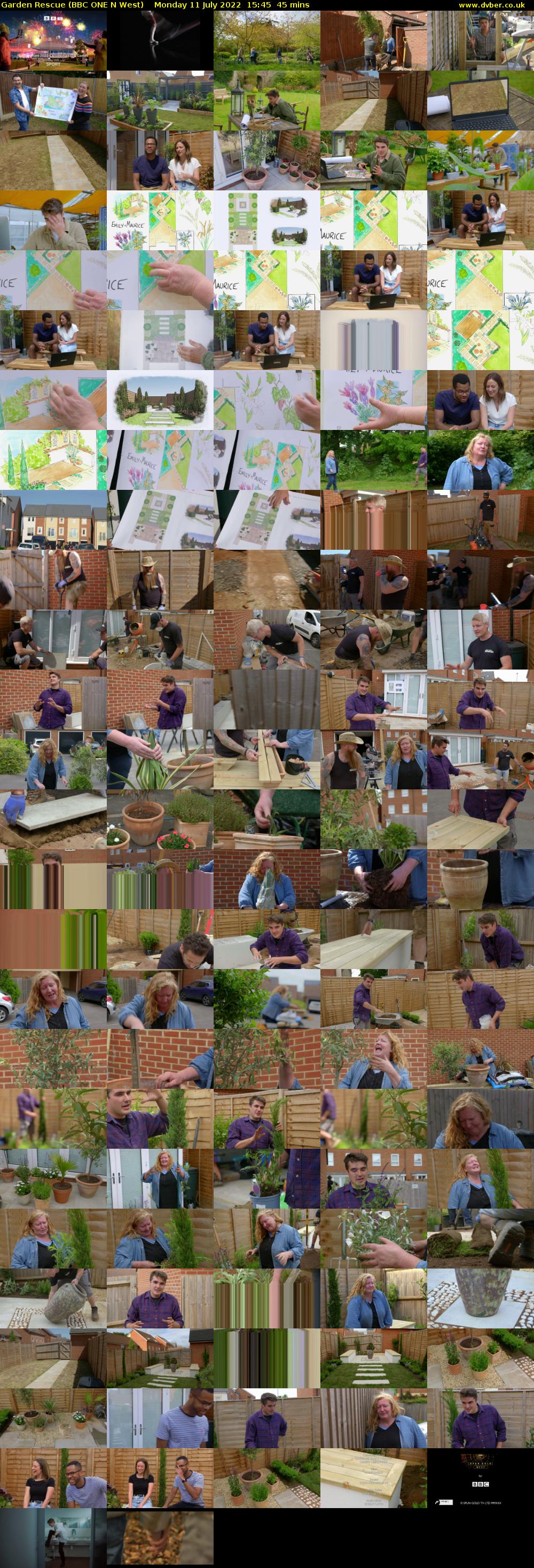 Garden Rescue (BBC ONE N West) Monday 11 July 2022 15:45 - 16:30