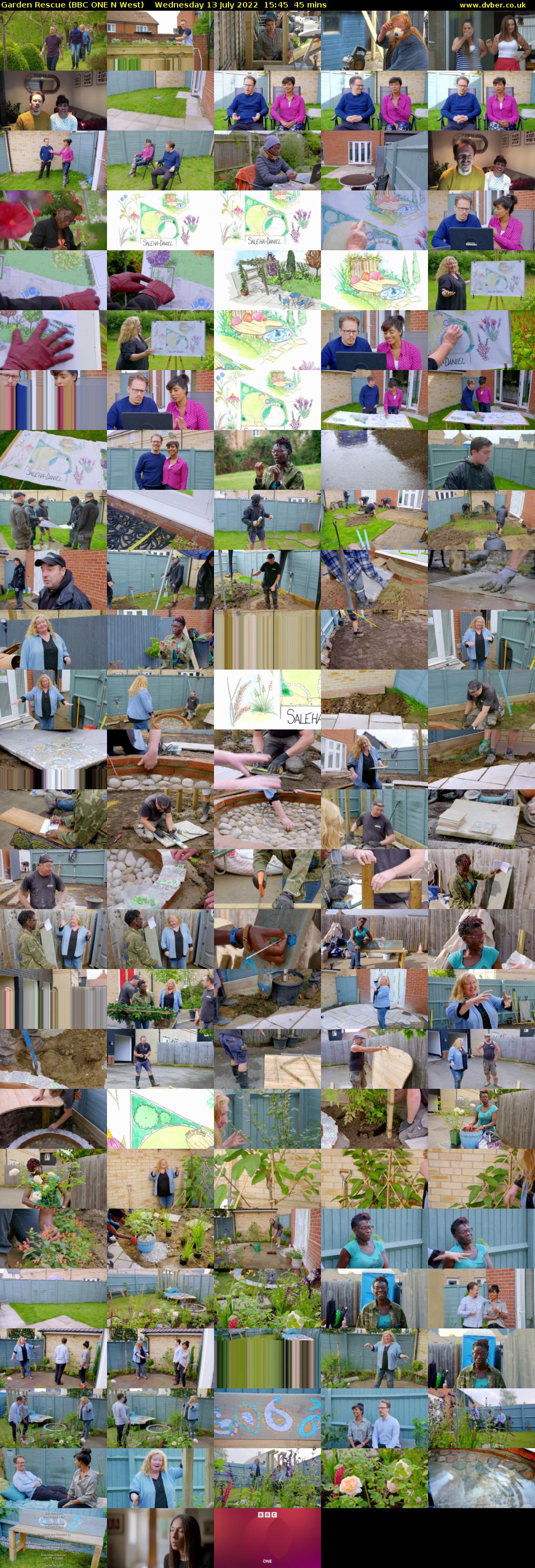 Garden Rescue (BBC ONE N West) Wednesday 13 July 2022 15:45 - 16:30