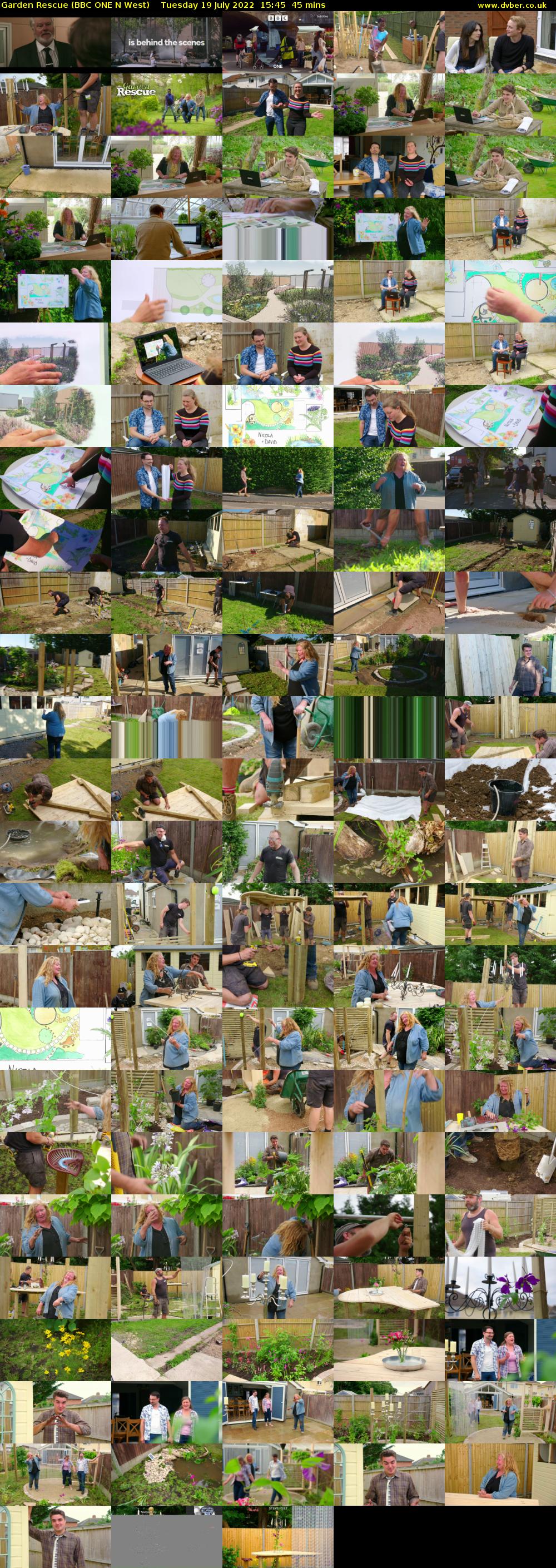 Garden Rescue (BBC ONE N West) Tuesday 19 July 2022 15:45 - 16:30