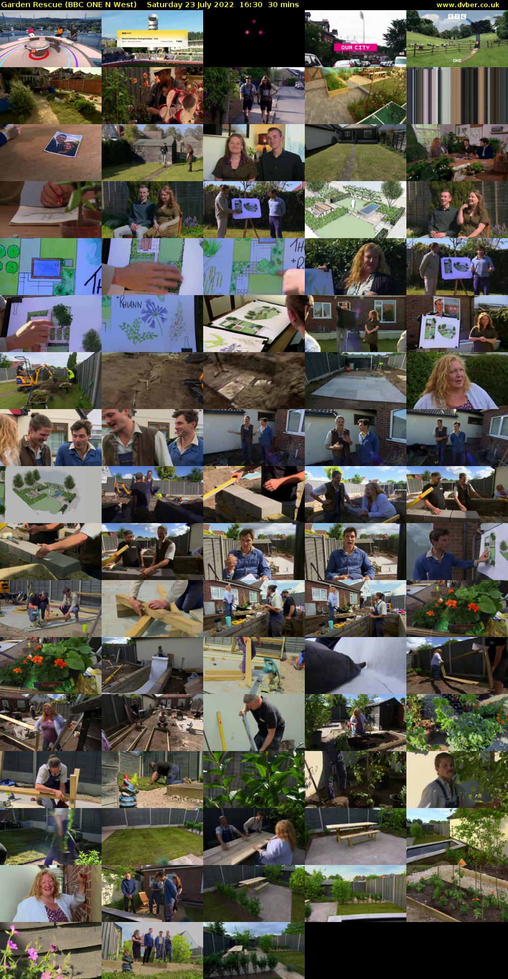 Garden Rescue (BBC ONE N West) Saturday 23 July 2022 16:30 - 17:00
