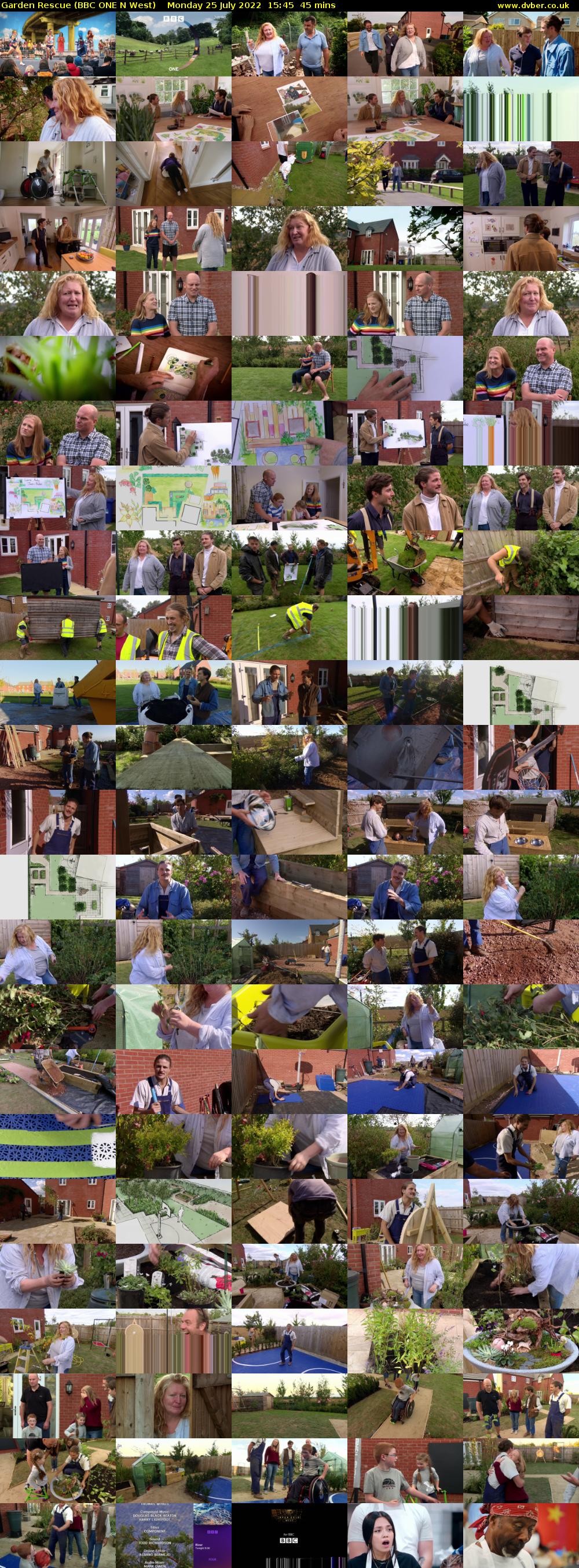 Garden Rescue (BBC ONE N West) Monday 25 July 2022 15:45 - 16:30