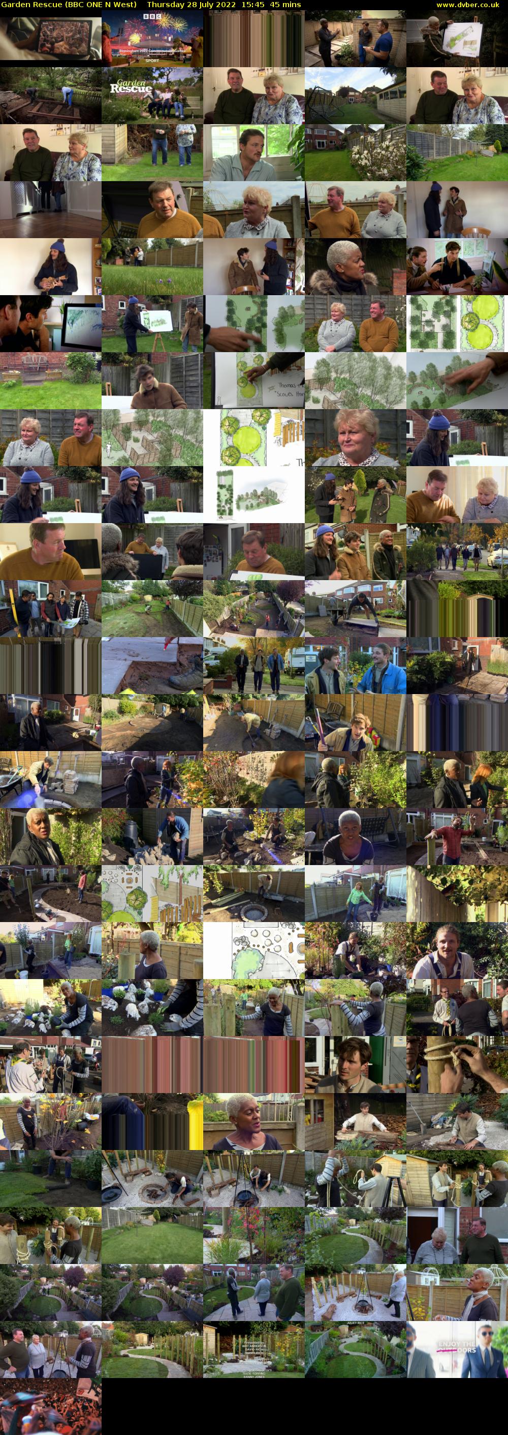Garden Rescue (BBC ONE N West) Thursday 28 July 2022 15:45 - 16:30