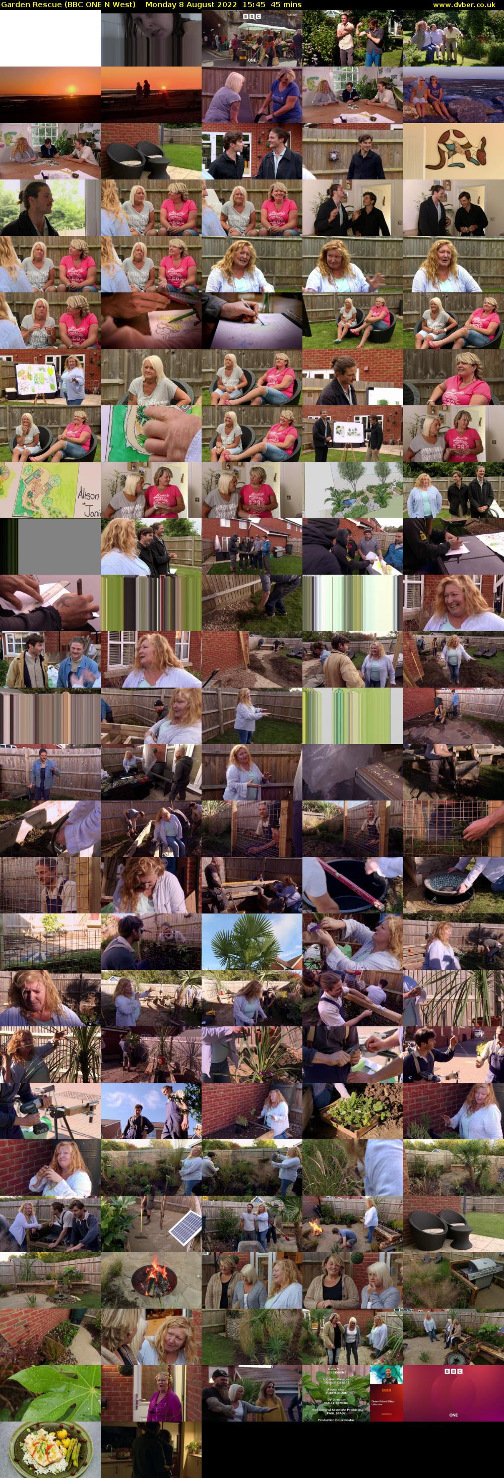 Garden Rescue (BBC ONE N West) Monday 8 August 2022 15:45 - 16:30