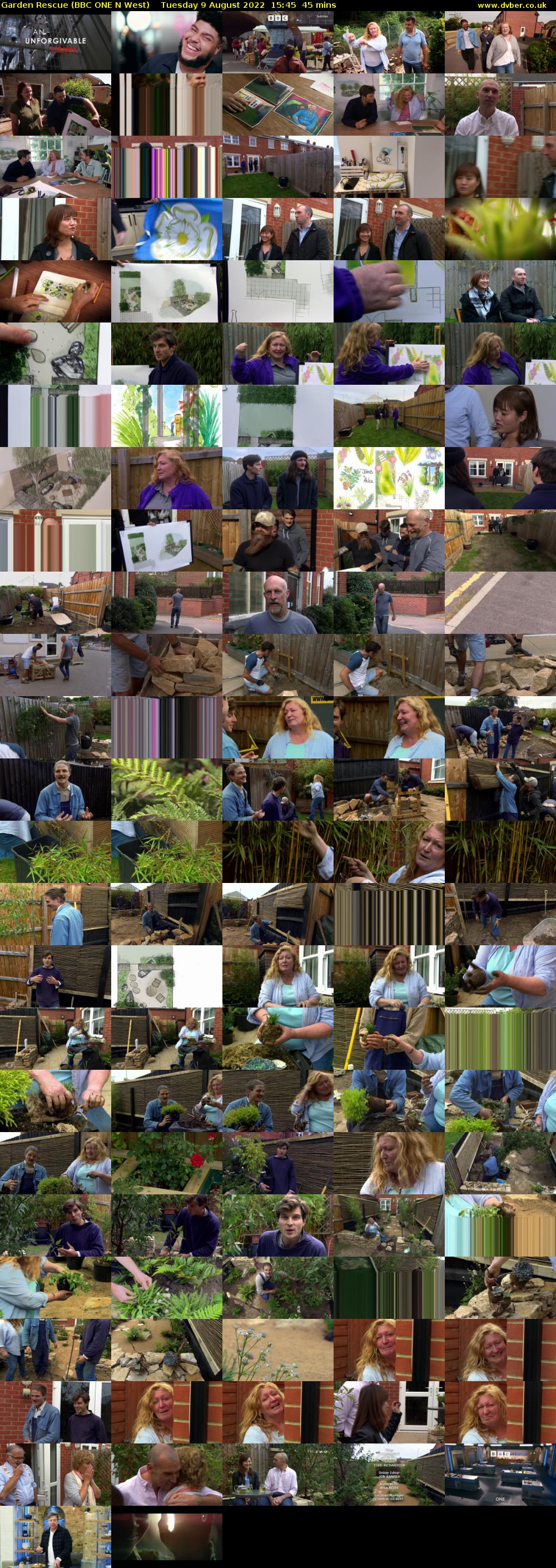 Garden Rescue (BBC ONE N West) Tuesday 9 August 2022 15:45 - 16:30