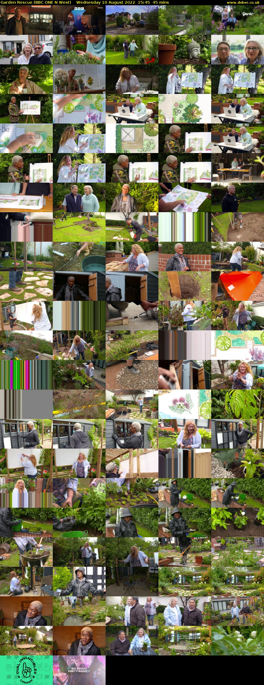 Garden Rescue (BBC ONE N West) Wednesday 10 August 2022 15:45 - 16:30