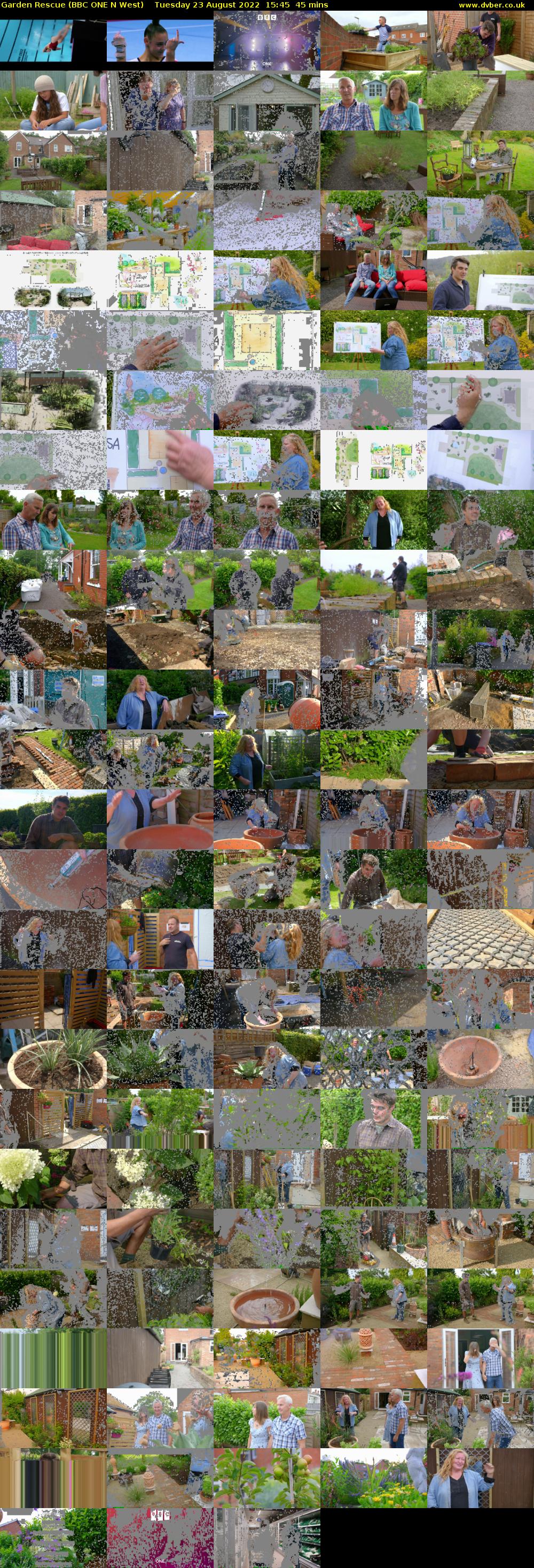 Garden Rescue (BBC ONE N West) Tuesday 23 August 2022 15:45 - 16:30