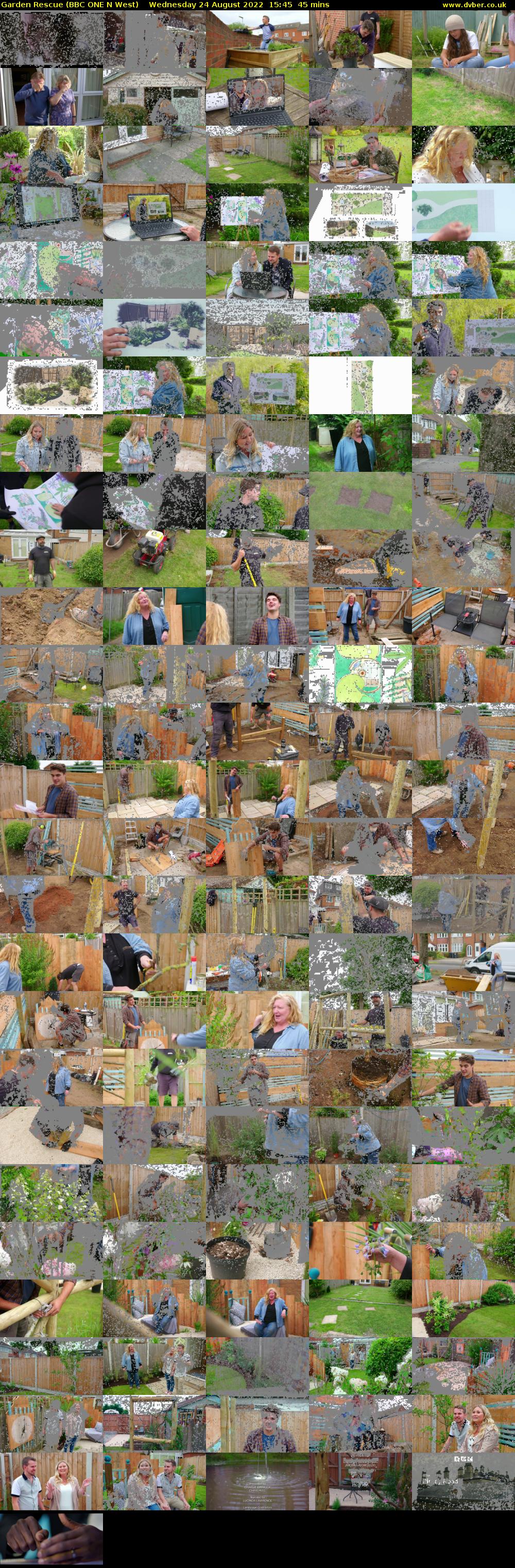 Garden Rescue (BBC ONE N West) Wednesday 24 August 2022 15:45 - 16:30