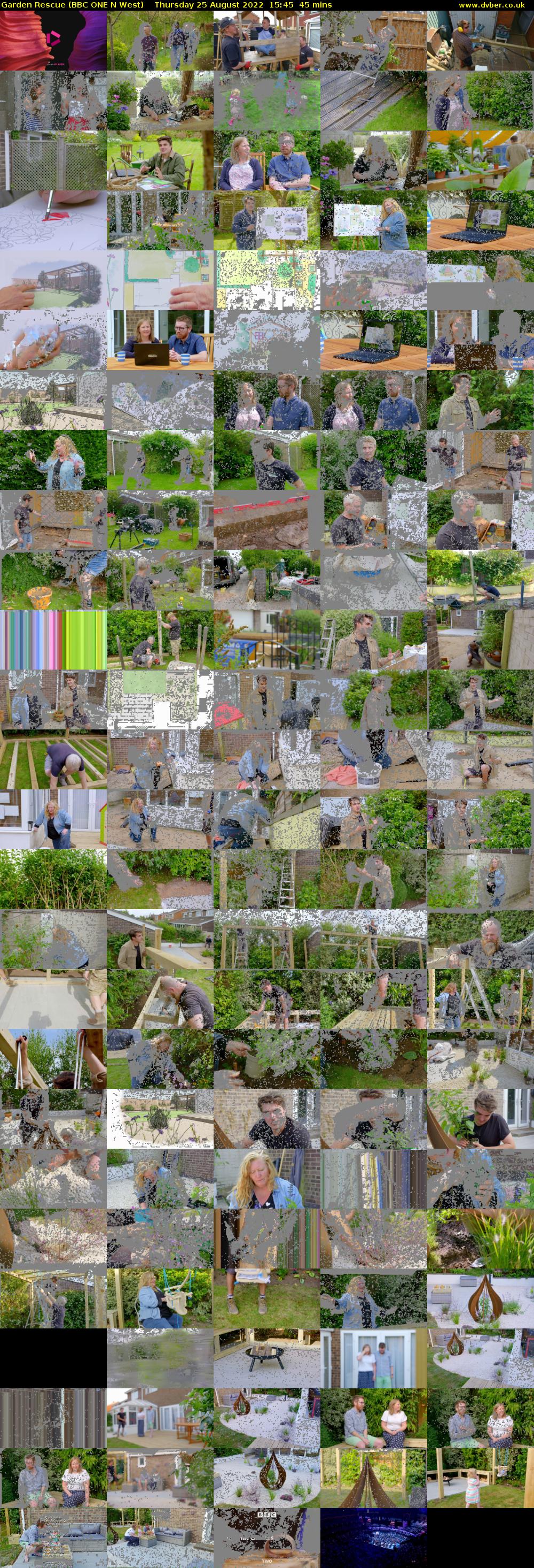 Garden Rescue (BBC ONE N West) Thursday 25 August 2022 15:45 - 16:30