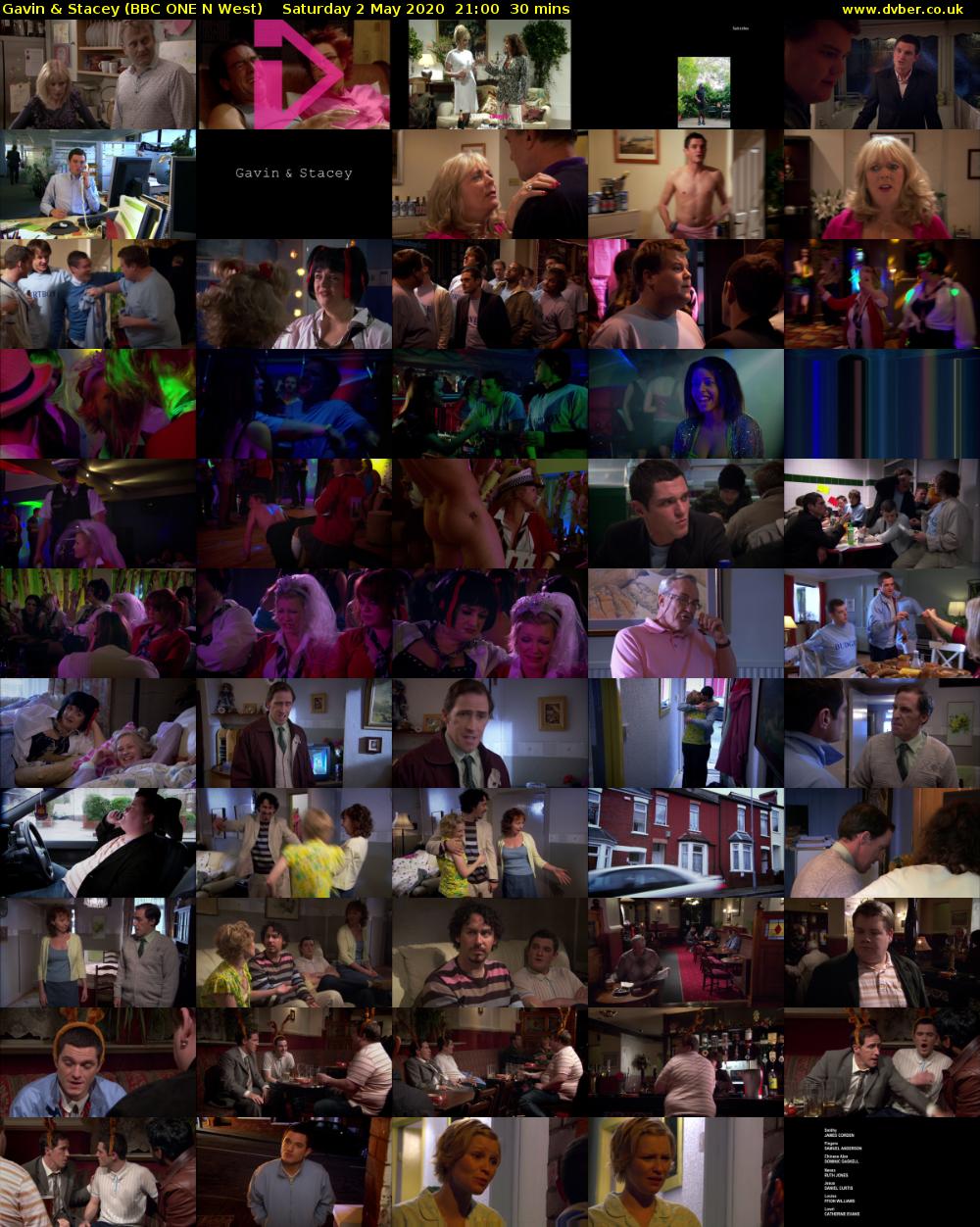 Gavin & Stacey (BBC ONE N West) Saturday 2 May 2020 21:00 - 21:30