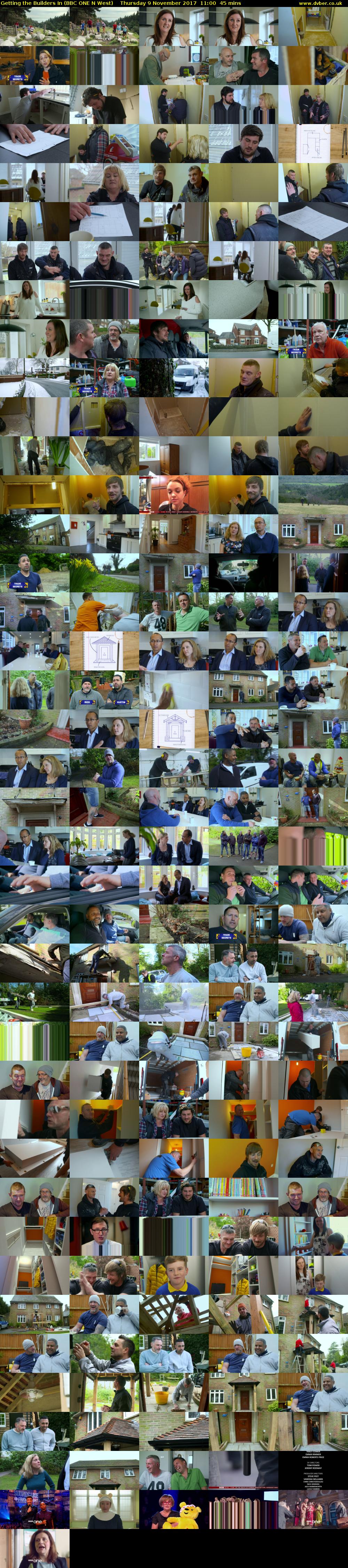 Getting the Builders In (BBC ONE N West) Thursday 9 November 2017 11:00 - 11:45