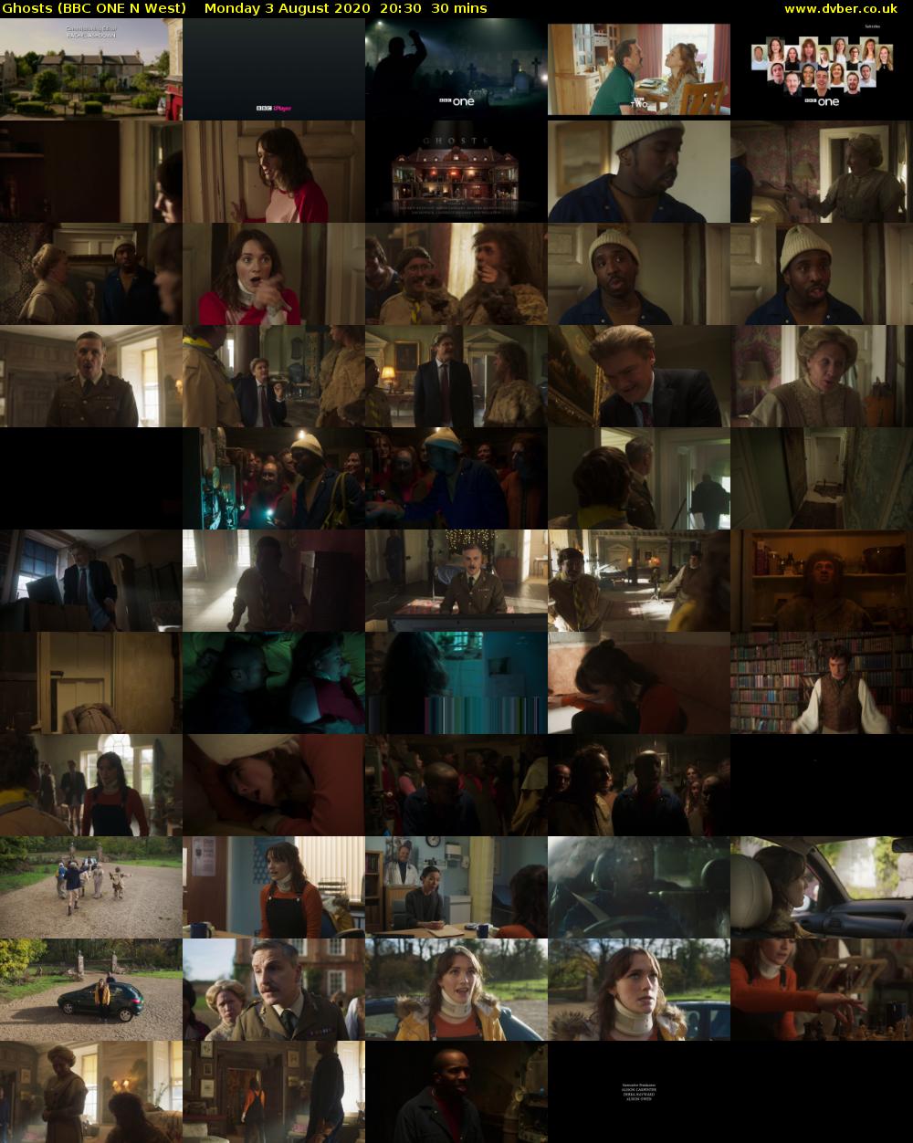 Ghosts (BBC ONE N West) Monday 3 August 2020 20:30 - 21:00