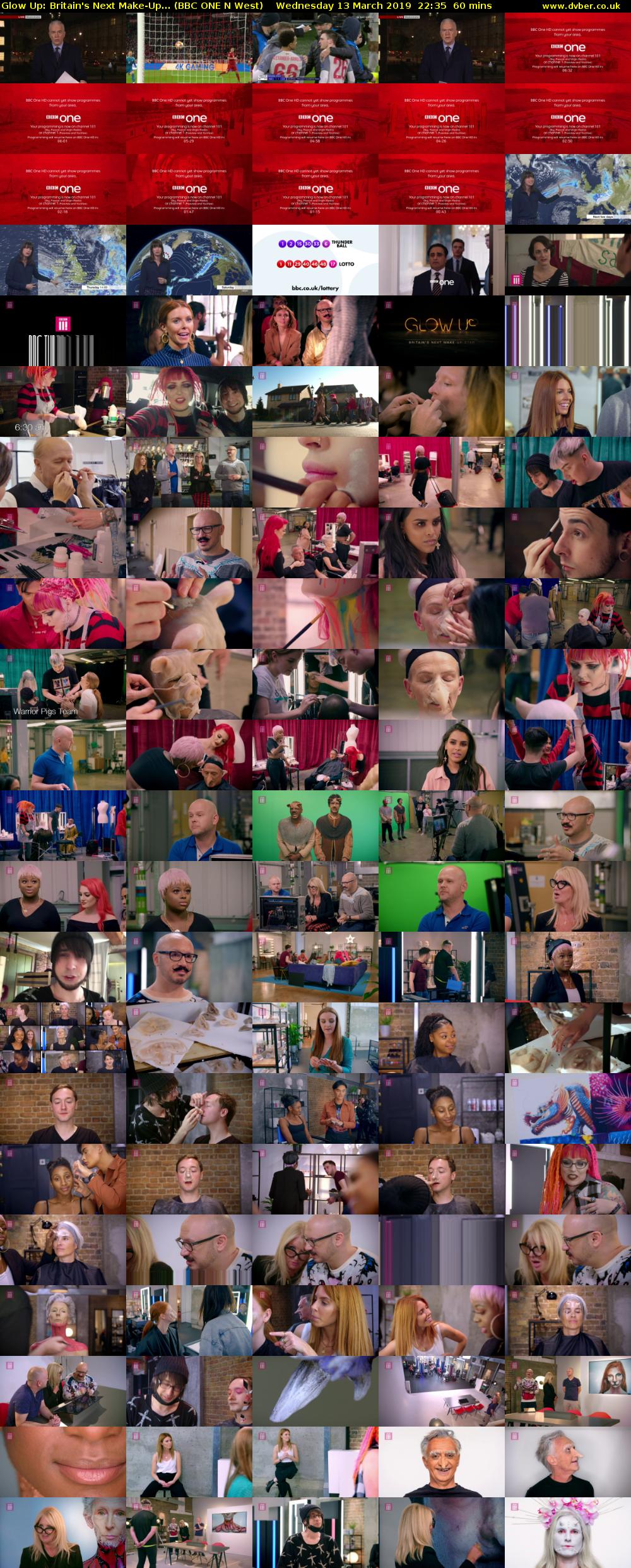 Glow Up: Britain's Next Make-Up... (BBC ONE N West) Wednesday 13 March 2019 22:35 - 23:35