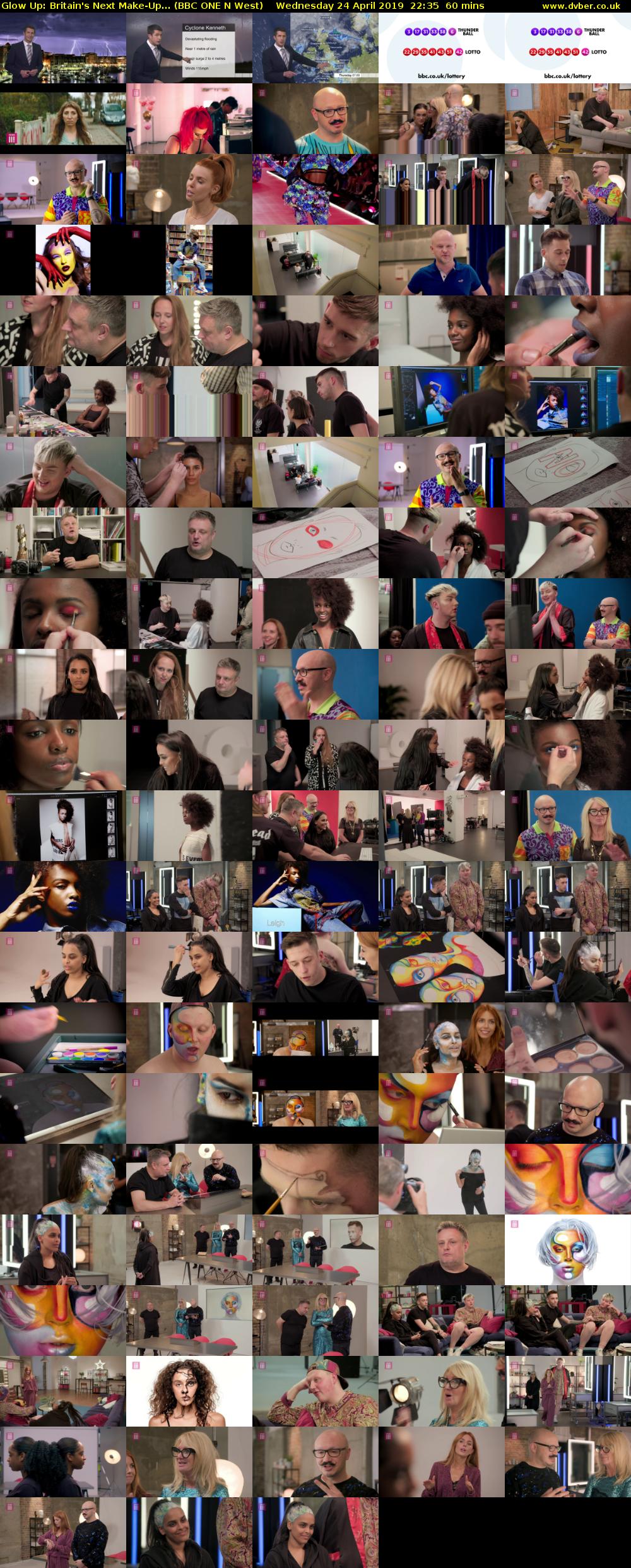 Glow Up: Britain's Next Make-Up... (BBC ONE N West) Wednesday 24 April 2019 22:35 - 23:35