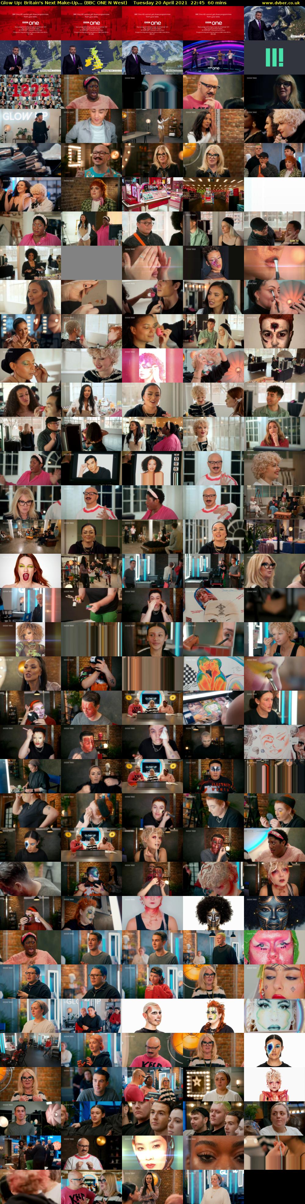 Glow Up: Britain's Next Make-Up... (BBC ONE N West) Tuesday 20 April 2021 22:45 - 23:45