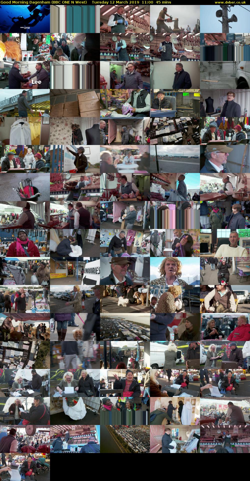 Good Morning Dagenham (BBC ONE N West) Tuesday 12 March 2019 11:00 - 11:45