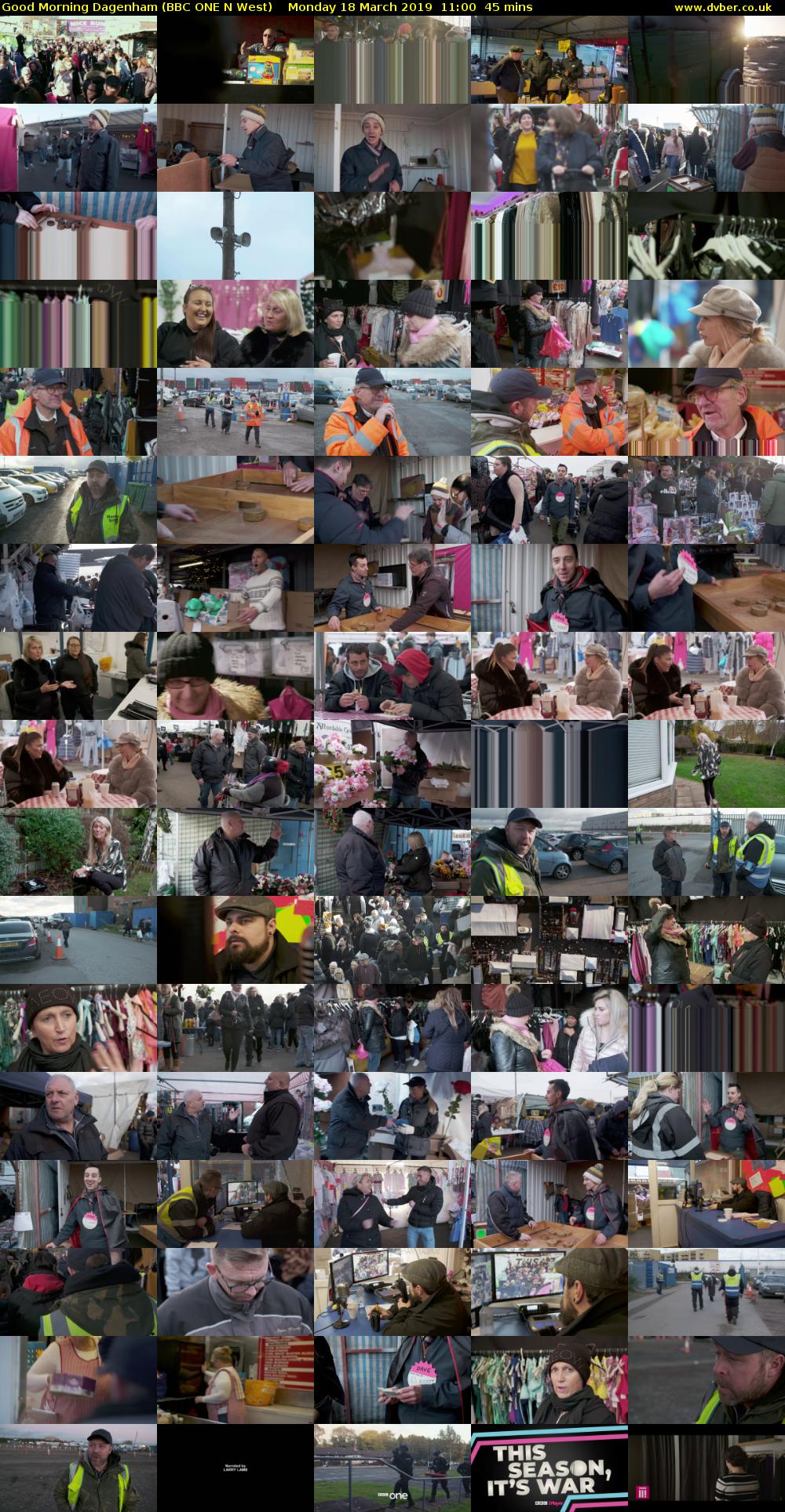 Good Morning Dagenham (BBC ONE N West) Monday 18 March 2019 11:00 - 11:45