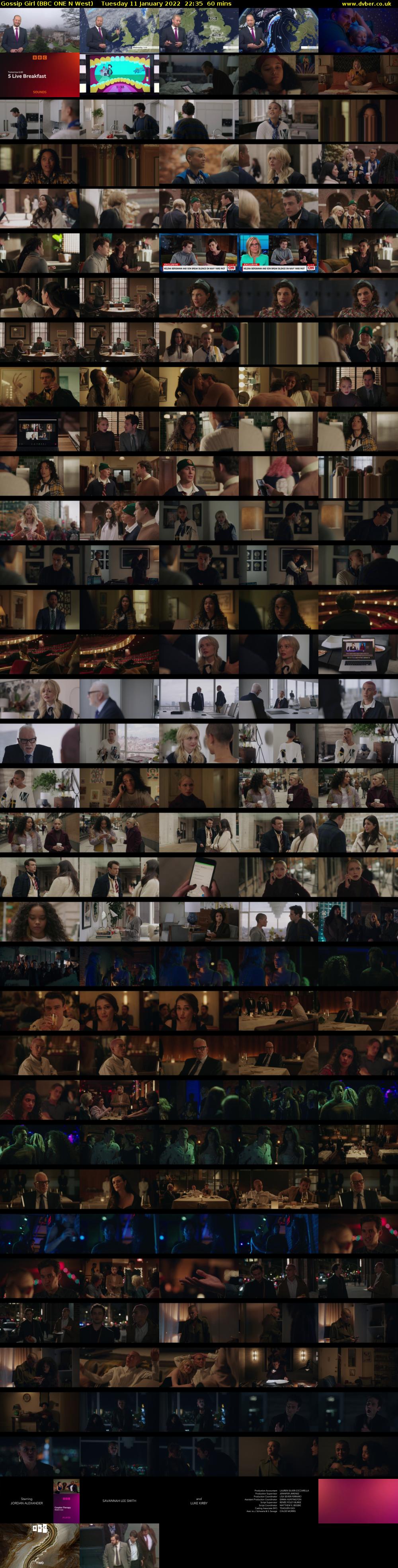 Gossip Girl (BBC ONE N West) Tuesday 11 January 2022 22:35 - 23:35