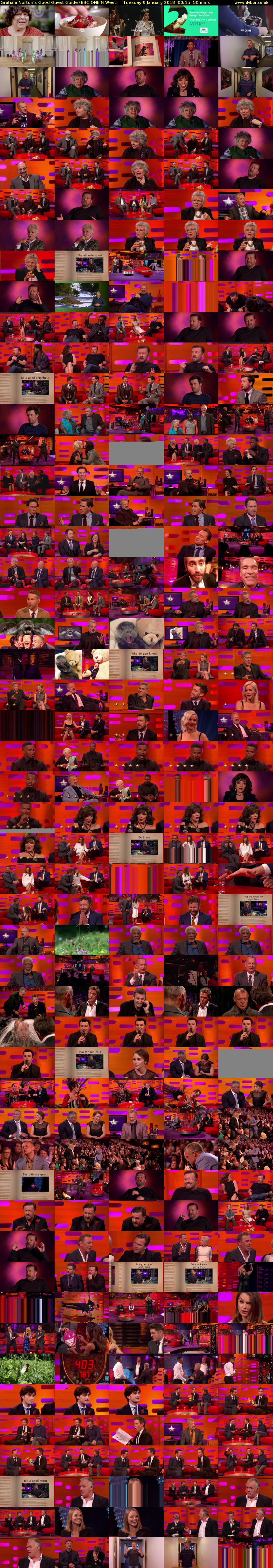 Graham Norton's Good Guest Guide (BBC ONE N West) Tuesday 9 January 2018 00:15 - 01:05
