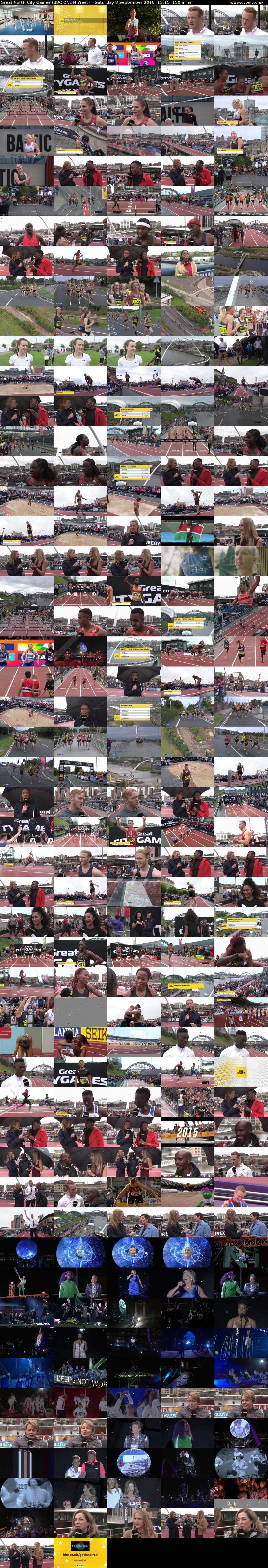 Great North City Games (BBC ONE N West) Saturday 8 September 2018 13:15 - 15:45