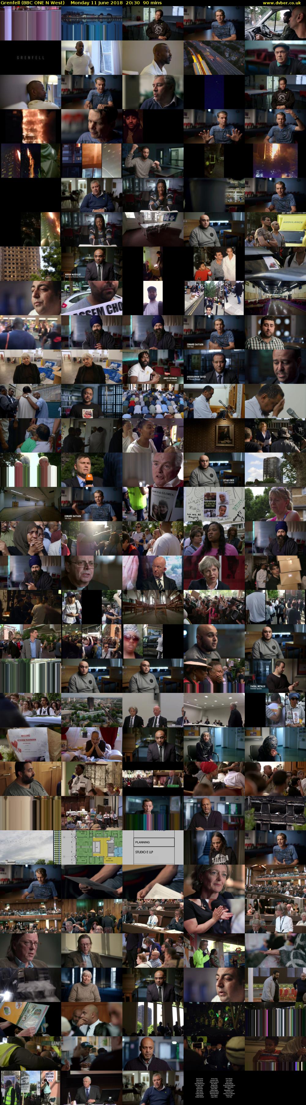 Grenfell (BBC ONE N West) Monday 11 June 2018 20:30 - 22:00