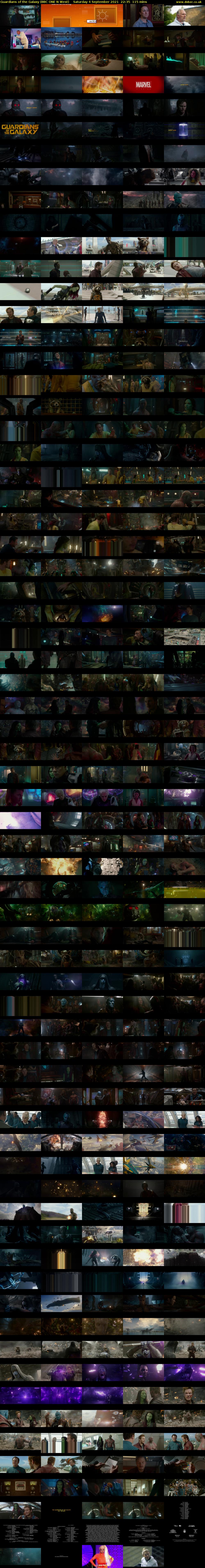 Guardians of the Galaxy (BBC ONE N West) Saturday 4 September 2021 22:35 - 00:30