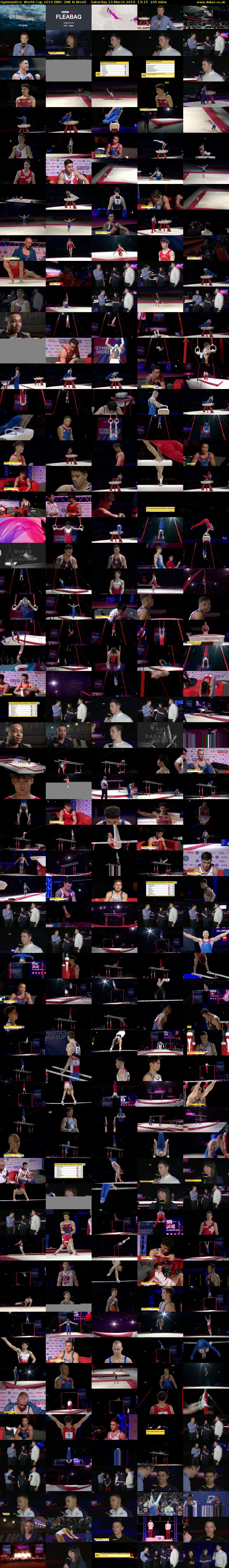 Gymnastics: World Cup 2019 (BBC ONE N West) Saturday 23 March 2019 13:15 - 16:00
