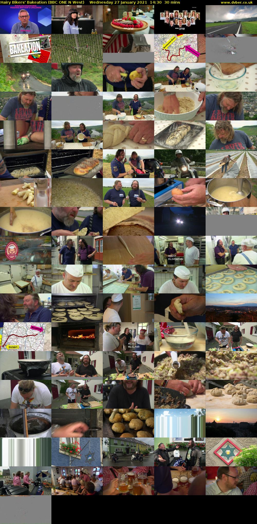 Hairy Bikers' Bakeation (BBC ONE N West) Wednesday 27 January 2021 14:30 - 15:00