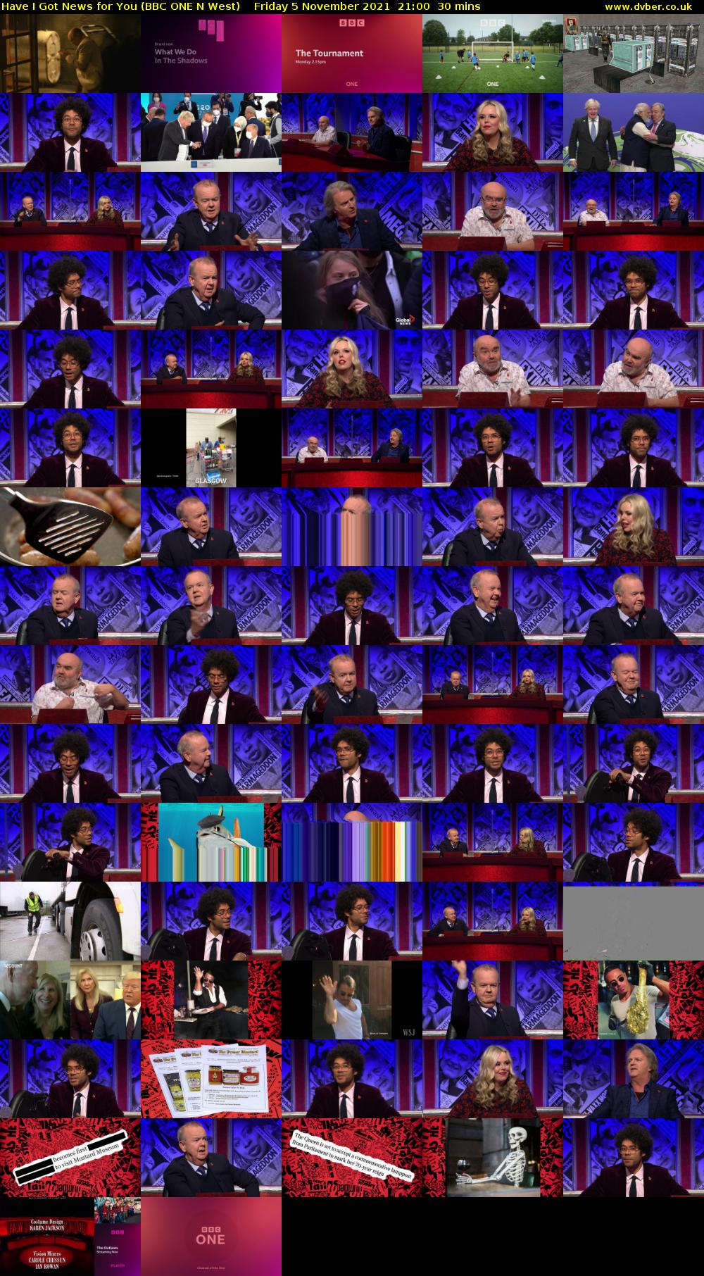 Have I Got News for You (BBC ONE N West) Friday 5 November 2021 21:00 - 21:30