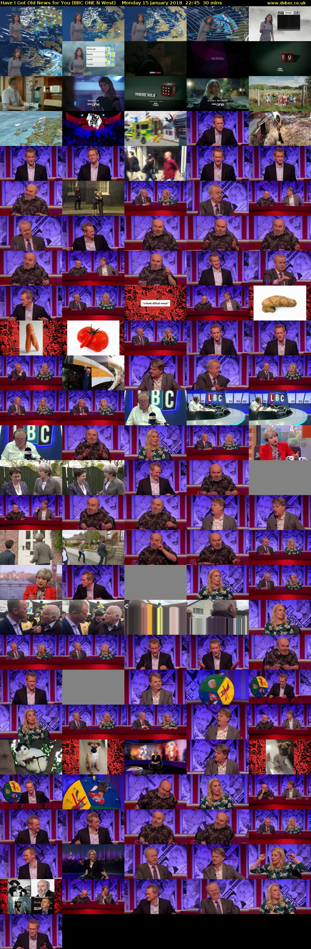 Have I Got Old News for You (BBC ONE N West) Monday 15 January 2018 22:45 - 23:15