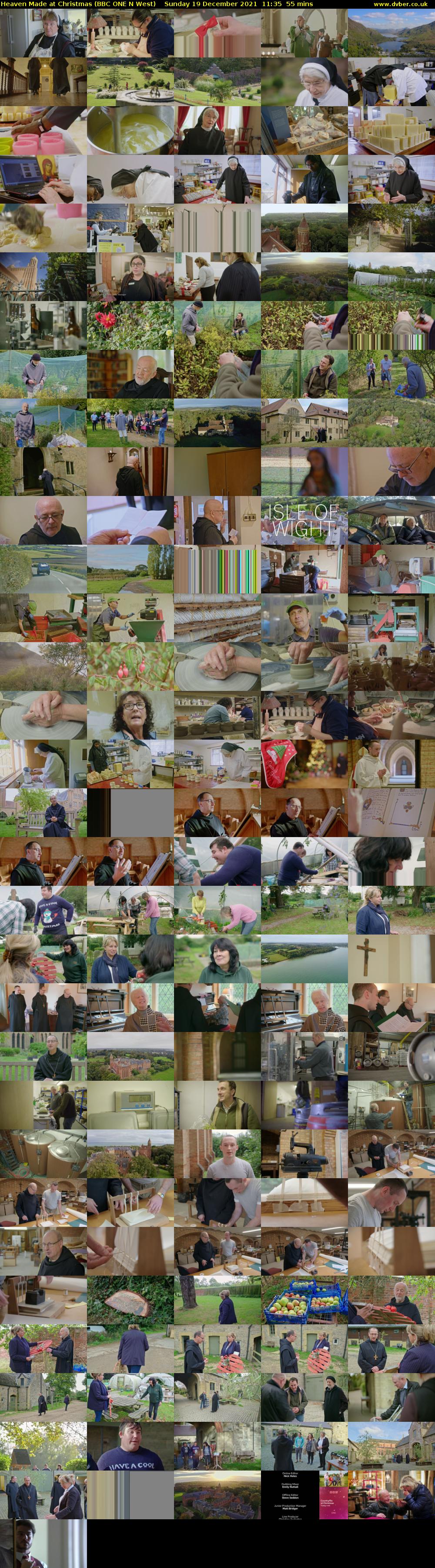 Heaven Made at Christmas (BBC ONE N West) Sunday 19 December 2021 11:35 - 12:30