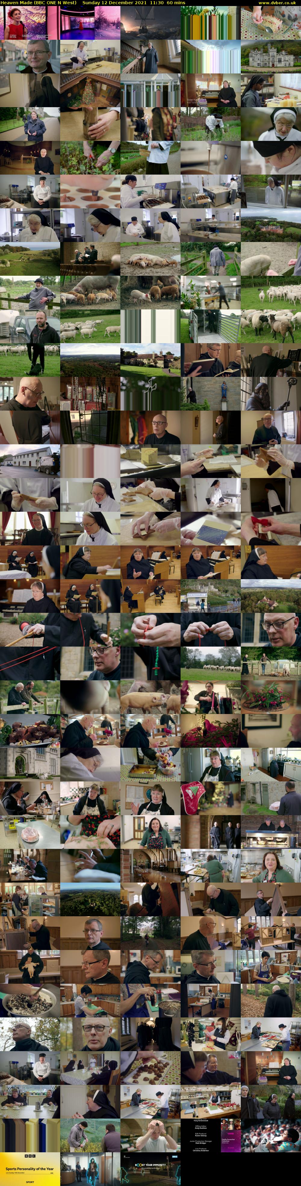 Heaven Made (BBC ONE N West) Sunday 12 December 2021 11:30 - 12:30