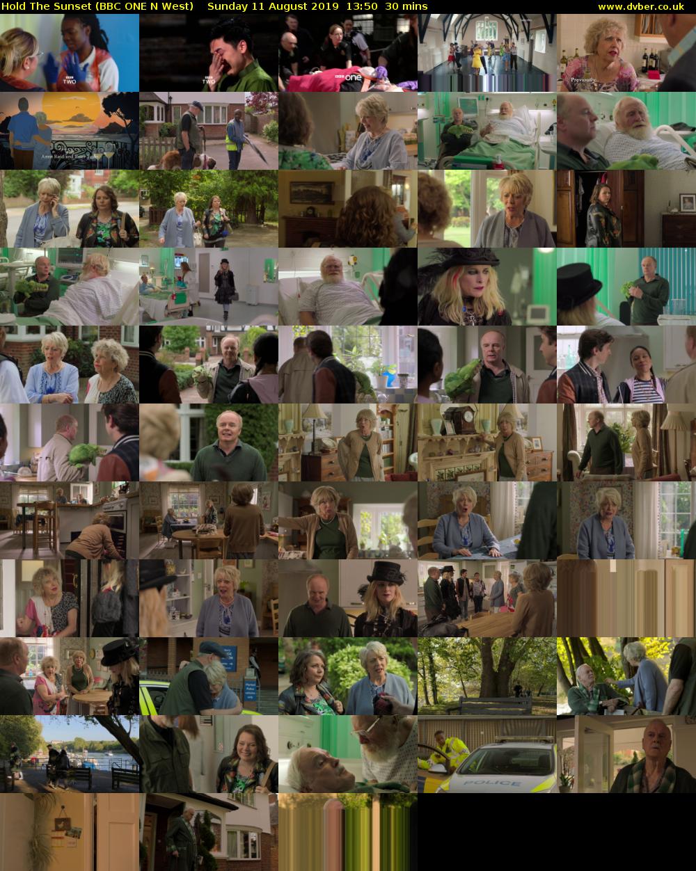 Hold The Sunset (BBC ONE N West) Sunday 11 August 2019 13:50 - 14:20