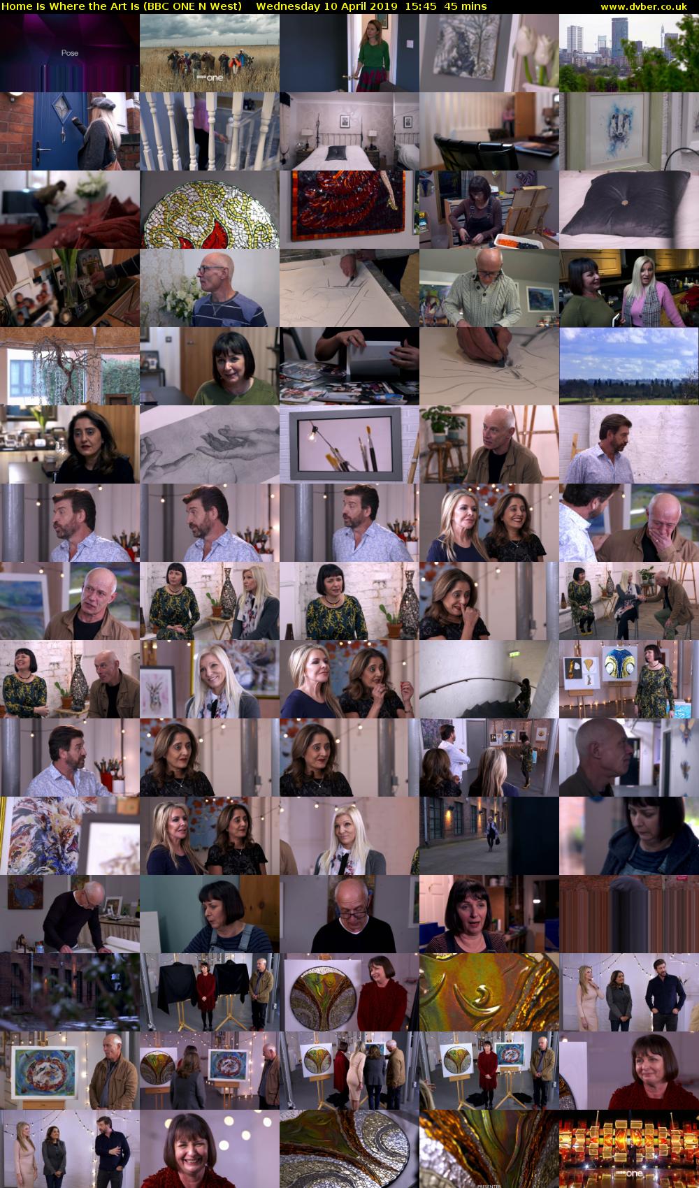 Home Is Where the Art Is (BBC ONE N West) Wednesday 10 April 2019 15:45 - 16:30